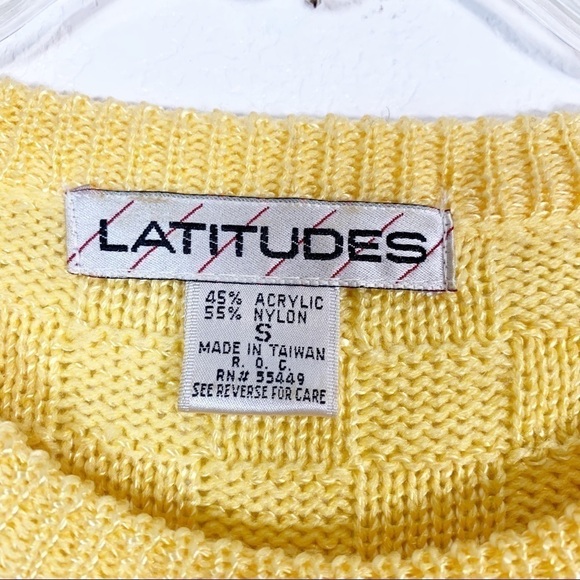 Vintage Latidudes Knit Sweat Midi Dress Small - Picture 5 of 6